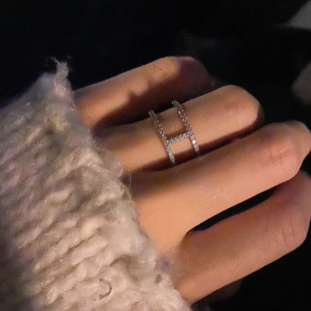 Apm Monaco DOUBLE LINE RING